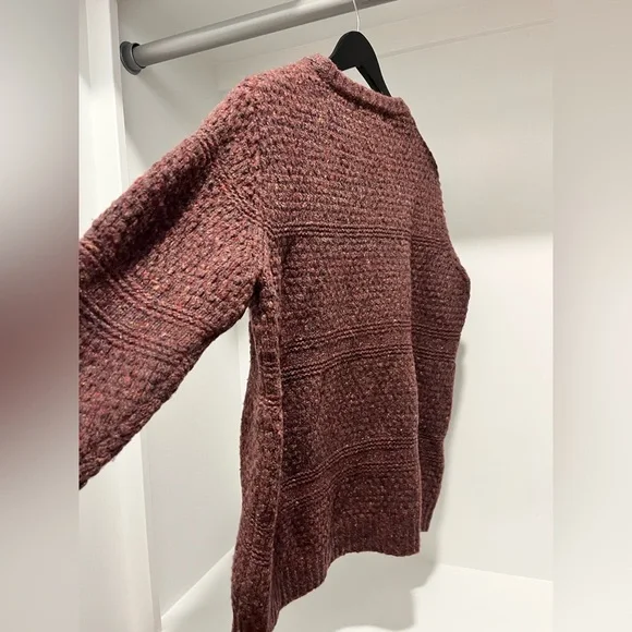 Sherpa adventure gear merino wool alpaca blend crew neck sweater jacquard Large - Picture 9 of 11